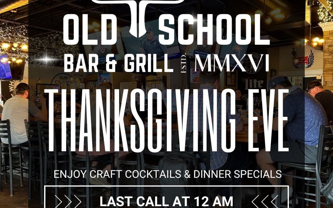 Craft Cocktails and Dinner Specials: Your Thanksgiving Eve Destination!