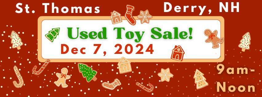 Find Treasures at Derry’s 2024 Used Toy Sale This December