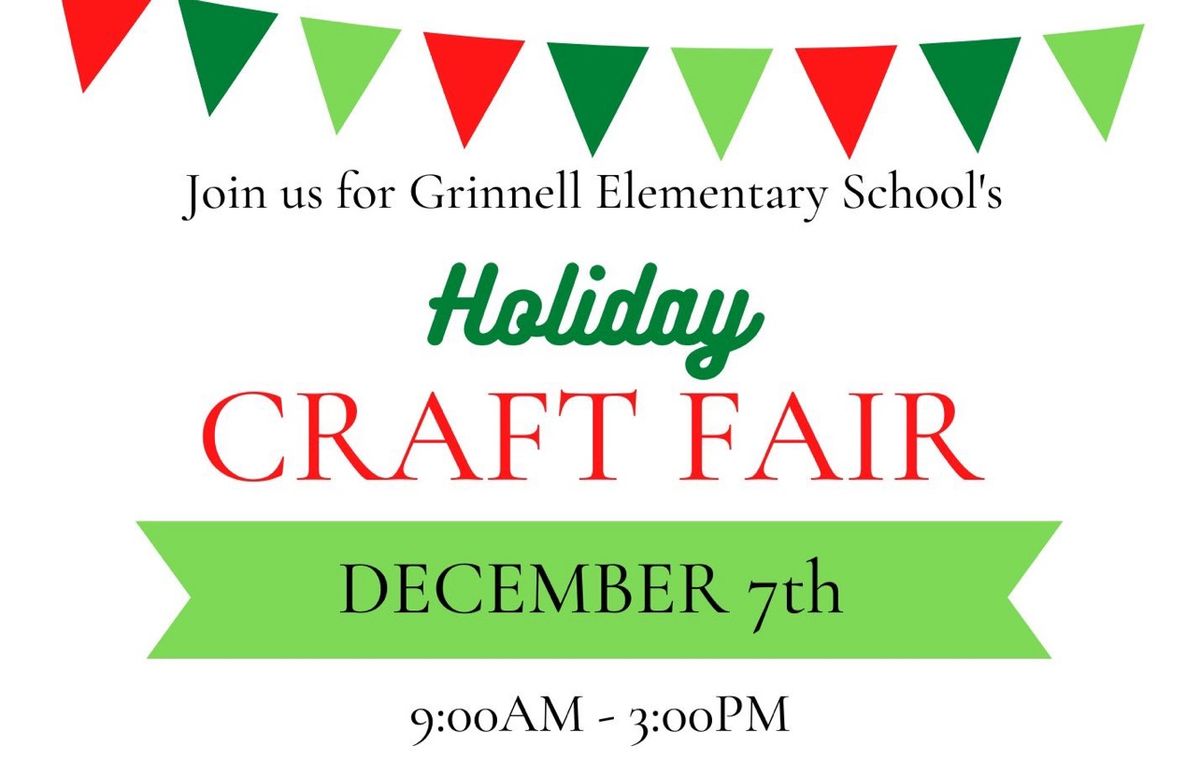 Shop Handmade Treasures at Derry's Grinnell Elementary Craft Fair!